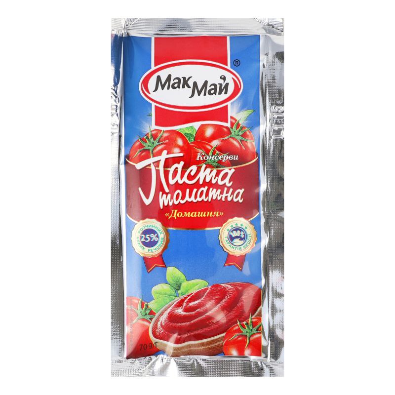 Паста томатна МакМай Домашня 25% 70г (сашет)